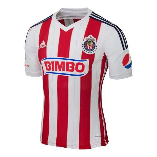 Camiseta local adidas Chivas para niños 14 en blanco