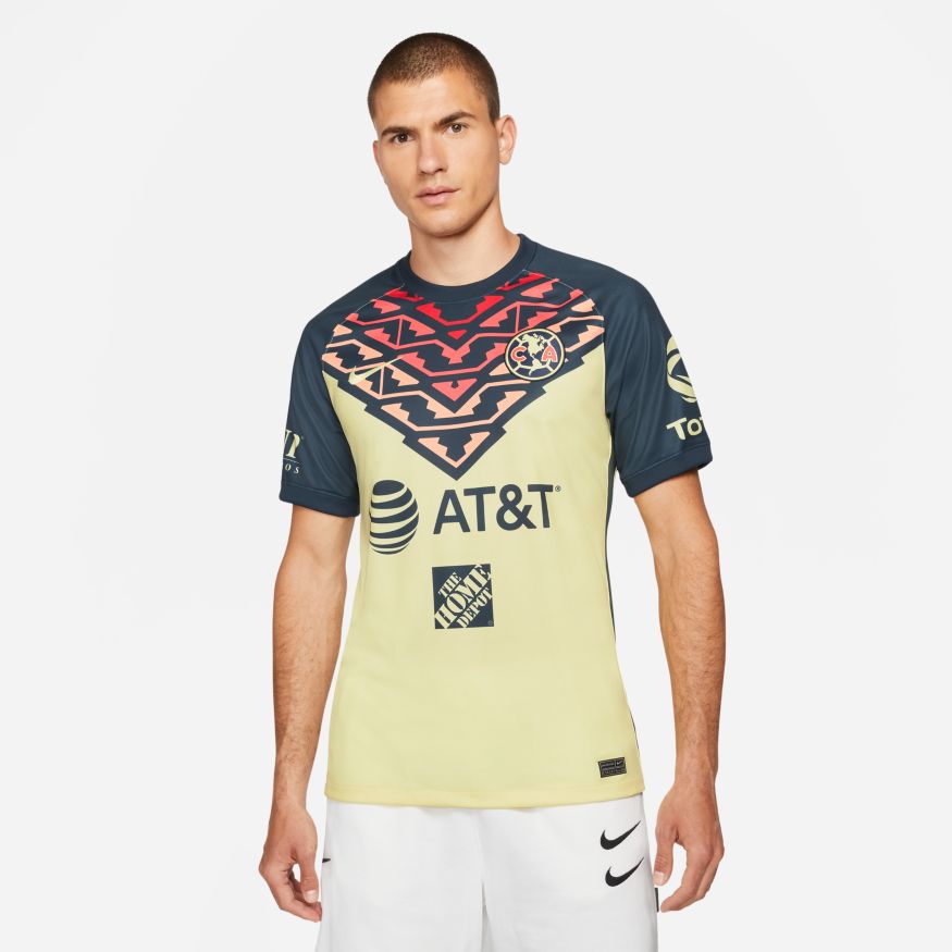 Nike America Home Jersey 21 Lemon