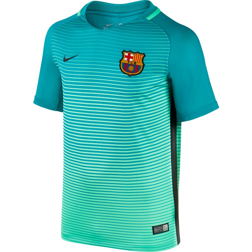 Nike Barcelona Third Jersey Youth 16 Gre