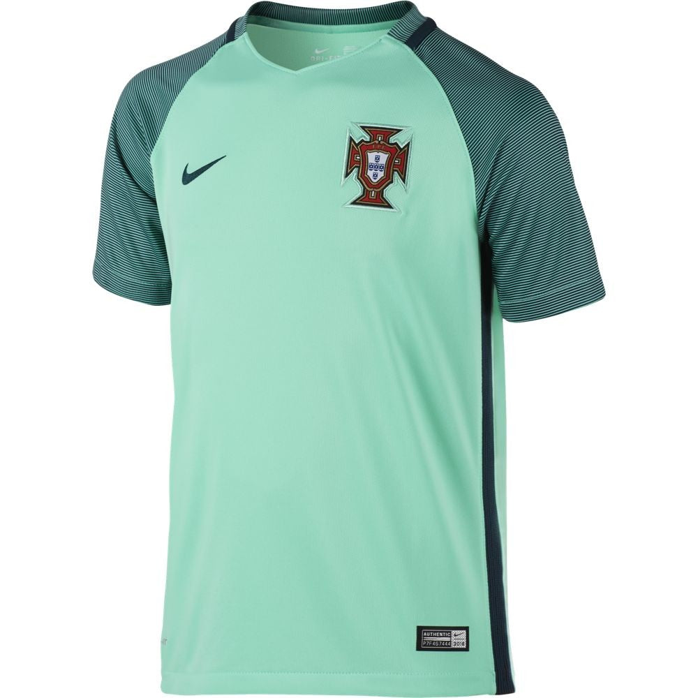 Nike Portugal Yth Away Jsy 16 Gre