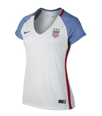 Nike USA Camiseta de local para mujer 16 Blanco/Real