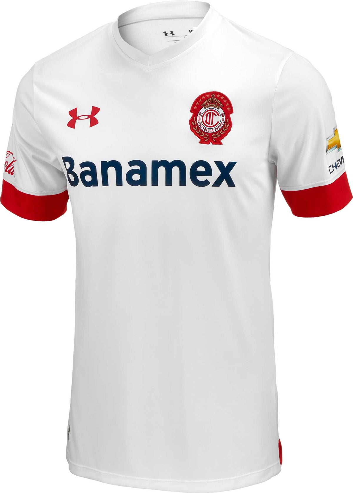 Under Armour Toluca Away Jersey 15 White Re Best Buy Soccer