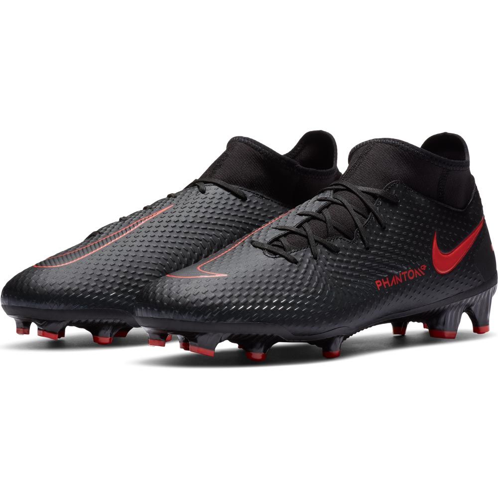Nike Phantom GT Academy FG Firm Ground Football Boots Black/Red