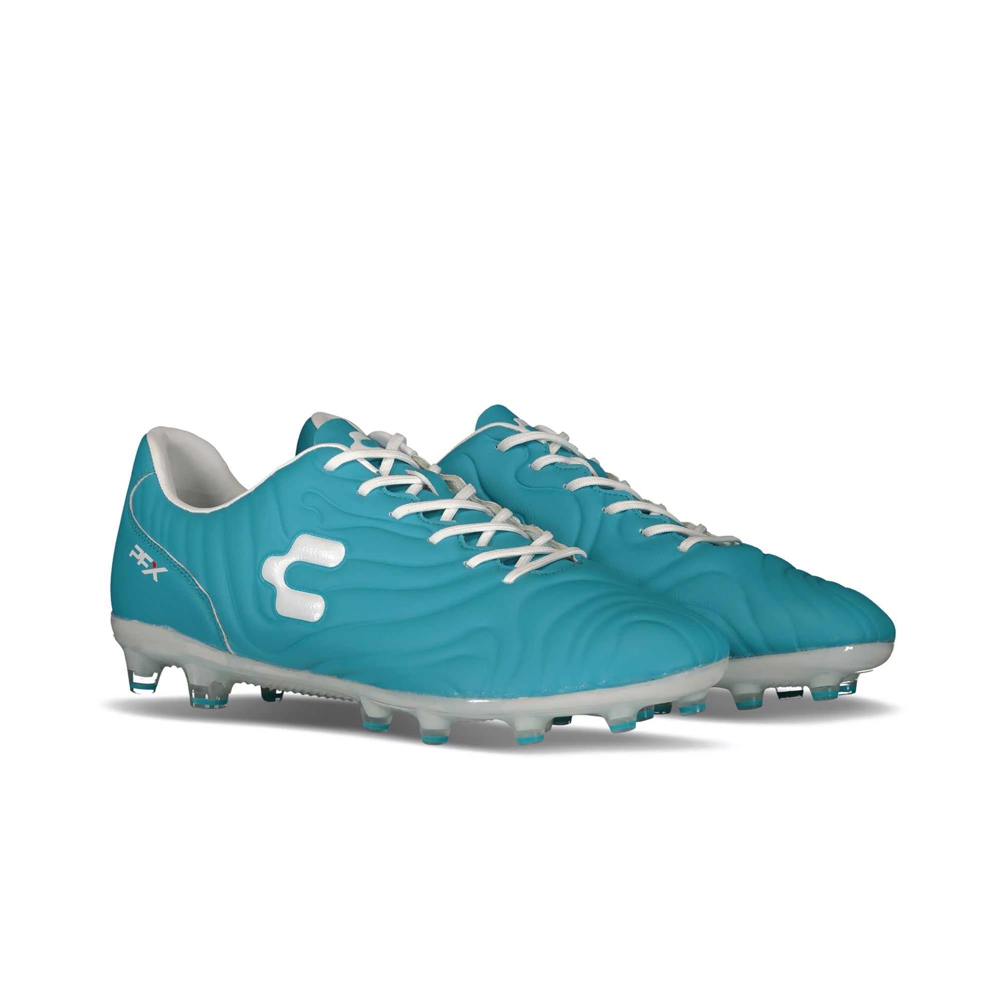 Charly Storm FG Soccer Cleats Turquoise White Turquoise White 7