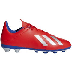 adidas X 18.4 FXG J Rojo/Plata/Azul
