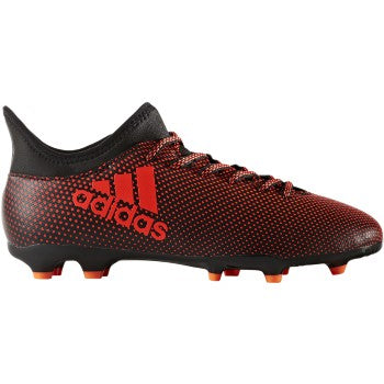 adidas X 17.3 FG J Negro/Rojo/Naranja