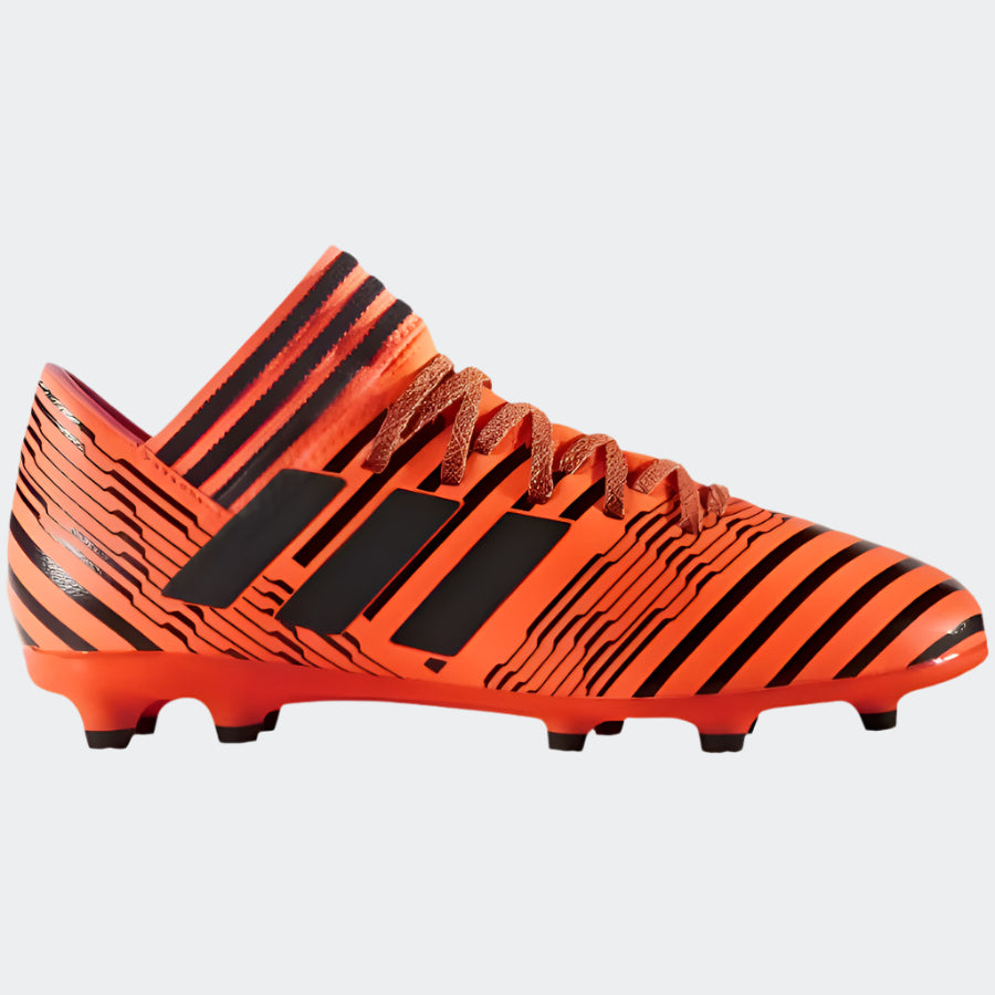 adidas Nemeziz 17.3 FG J Firm Ground Youth Soccer Cleats - Solar Orange/Black