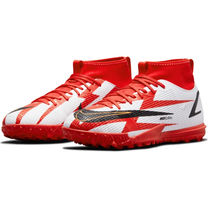 Nike Jr. Mercurial Superfly 8 Academy CR7 TF Little/Big Kids' Turf Soccer Shoes