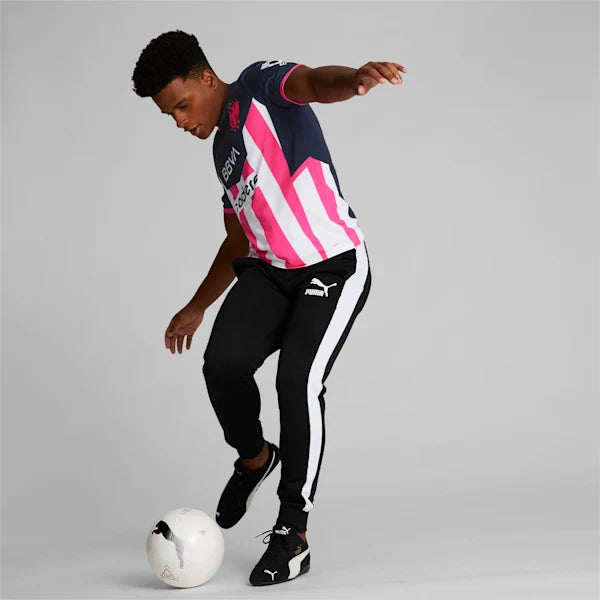 Camiseta PUMA Monterrey 21 Concientización sobre el cáncer de mama Azul marino/Rosa
