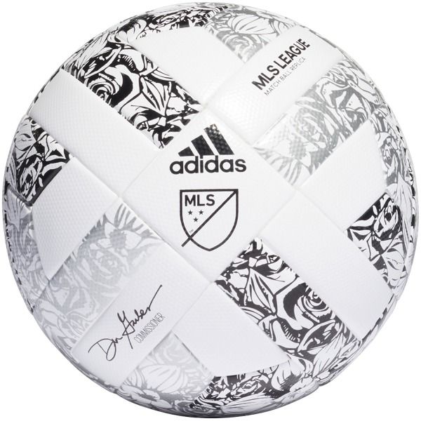 adidas MLS League NFHS Soccer Ball White/Silver/Black