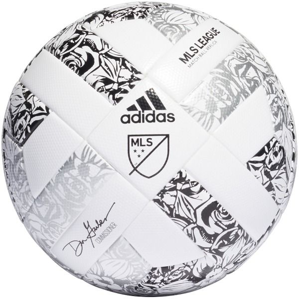 adidas MLS LGE NFHS Soccer Ball White/Silver/Black