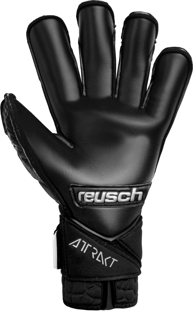 Reusch Attrakt Infinity Resistor Adaptive Flex Goalkeeper Gloves Black