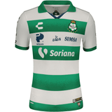 Charly Santos Home Jersey for Men 2021/22 - Green/White