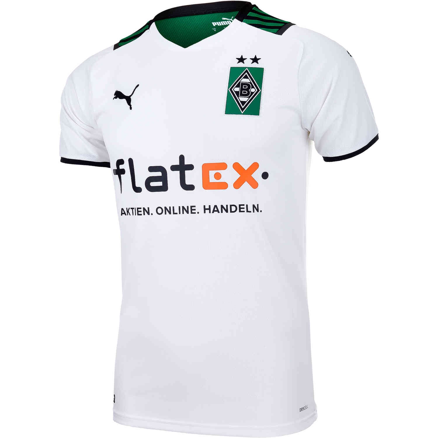 PUMA Borussia Monchengladbach Home Jersey 21 White/Power Green