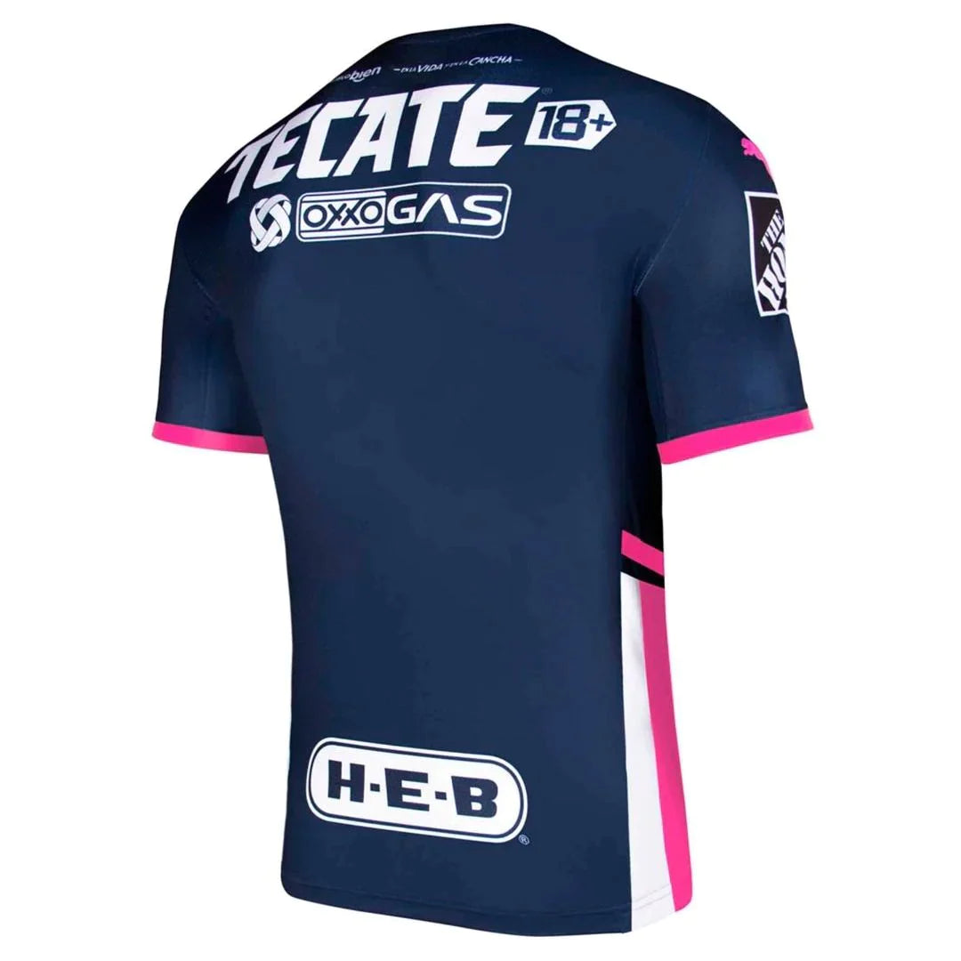 Puma Monterrey Jersey 21 Breast Cancer Awareness Navy/Pink