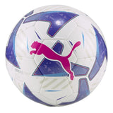 Puma Orbita Serie A MS Soccer Ball White/Blue Glimmer/Sunset Glow