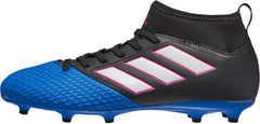 adidas ACE 17.3 FG J Youth Firm Ground Soccer Cleats Black/White/Blue