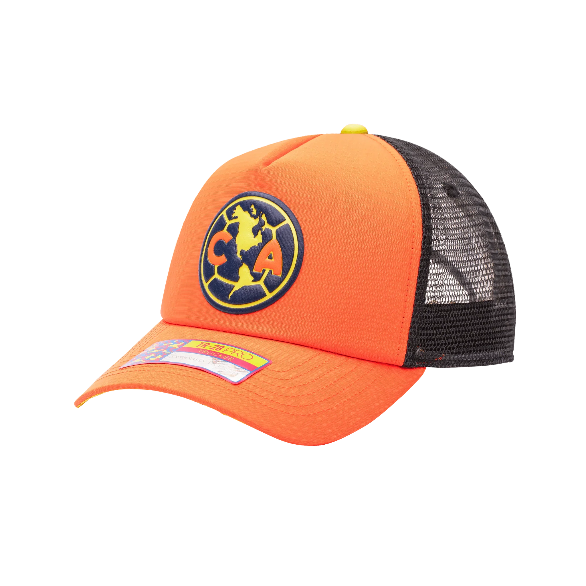 Fan Ink Club America Aspen Trucker Hat Orange