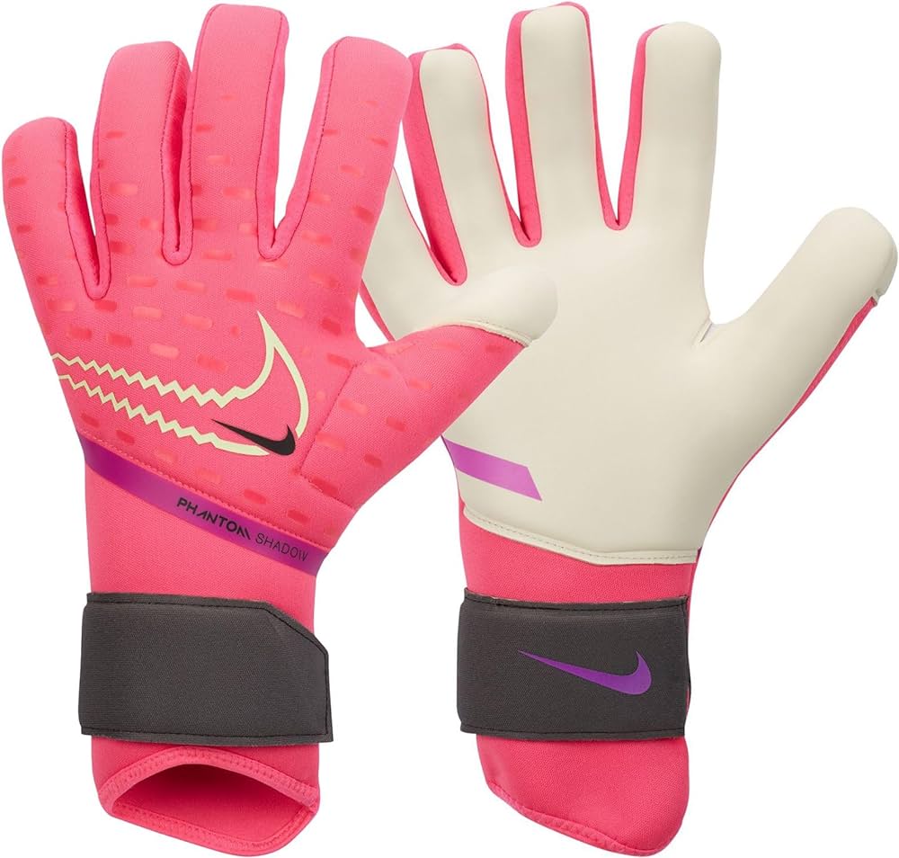 Nike Phantom Shadow Goalkeeper Gloves Hyper Pink/Iron Grey/Barely Volt