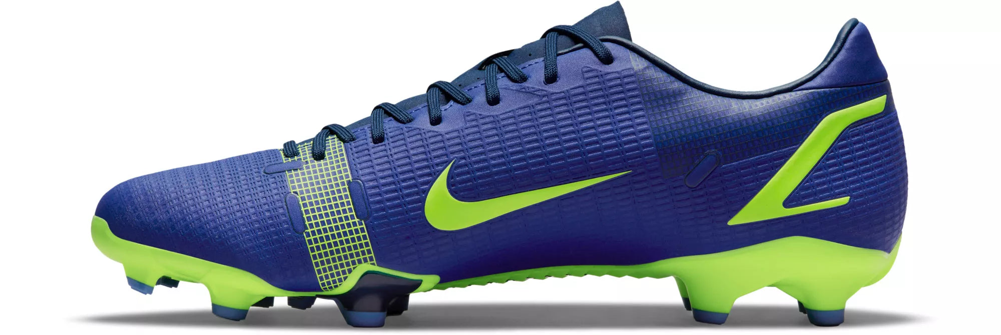 Nike Kid's JR Mercurial Vapor 14 Academy FG Firm Ground Football Boots Lapis/Volt/Blue Void