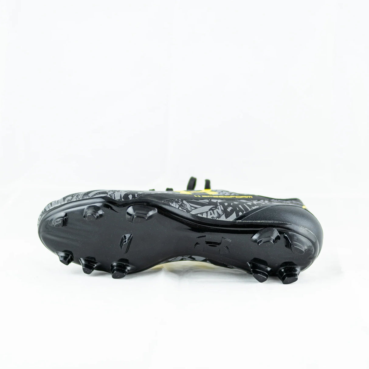 Botas de fútbol para terreno firme Under Armour Alter Ego Clutch Fit Force 2.0 FG Negro/Acero/Taxi
