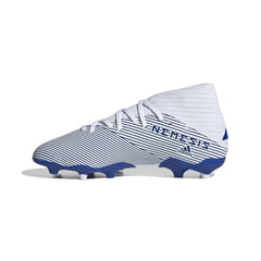adidas Nemeziz 19.3 FG Firm Ground Youth Soccer Cleats - White/Royal