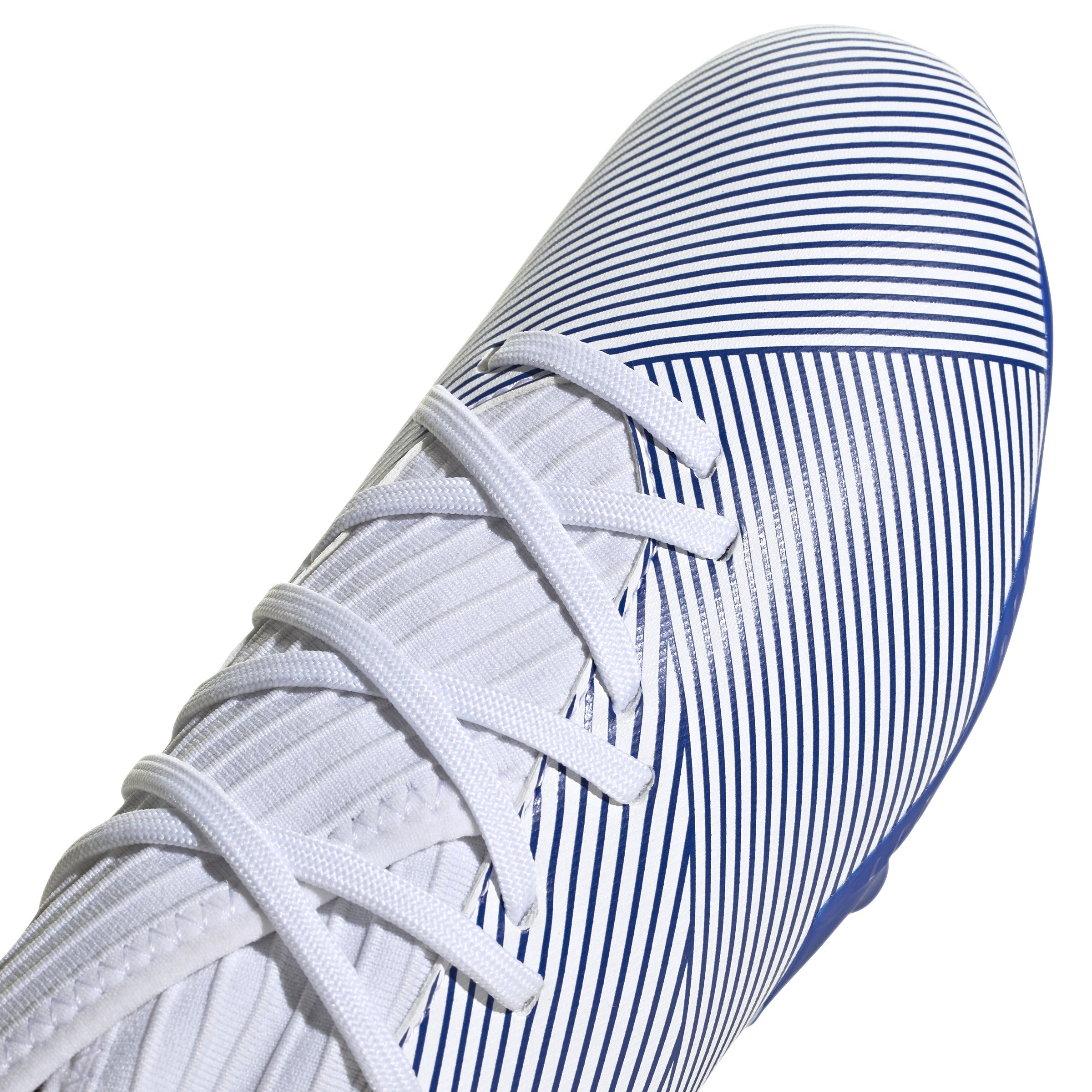 Adidas Kids Nemeziz 19.3 FG Firm Ground Cleats White Royal 11K