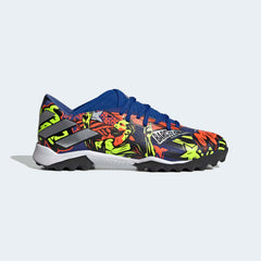 Botas de fútbol adidas Nemeziz Messi 19.3 TF Turf Royal/Amarillo/Rojo
