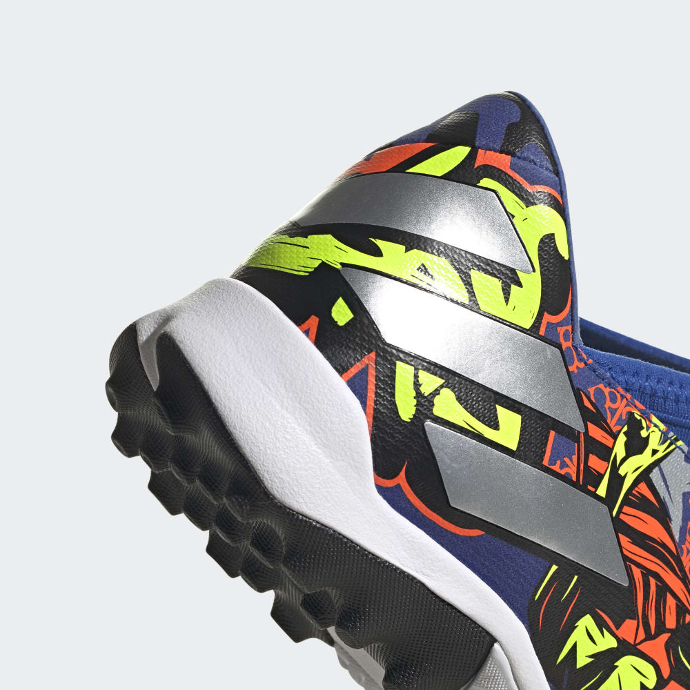 Botas de fútbol adidas Nemeziz Messi 19.3 TF Turf Royal/Amarillo/Rojo