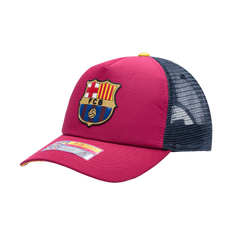 Fan Ink FC Barcelona Aspen Trucker Hat Red