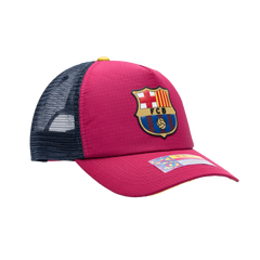 Fan Ink FC Barcelona Aspen Trucker Hat Red