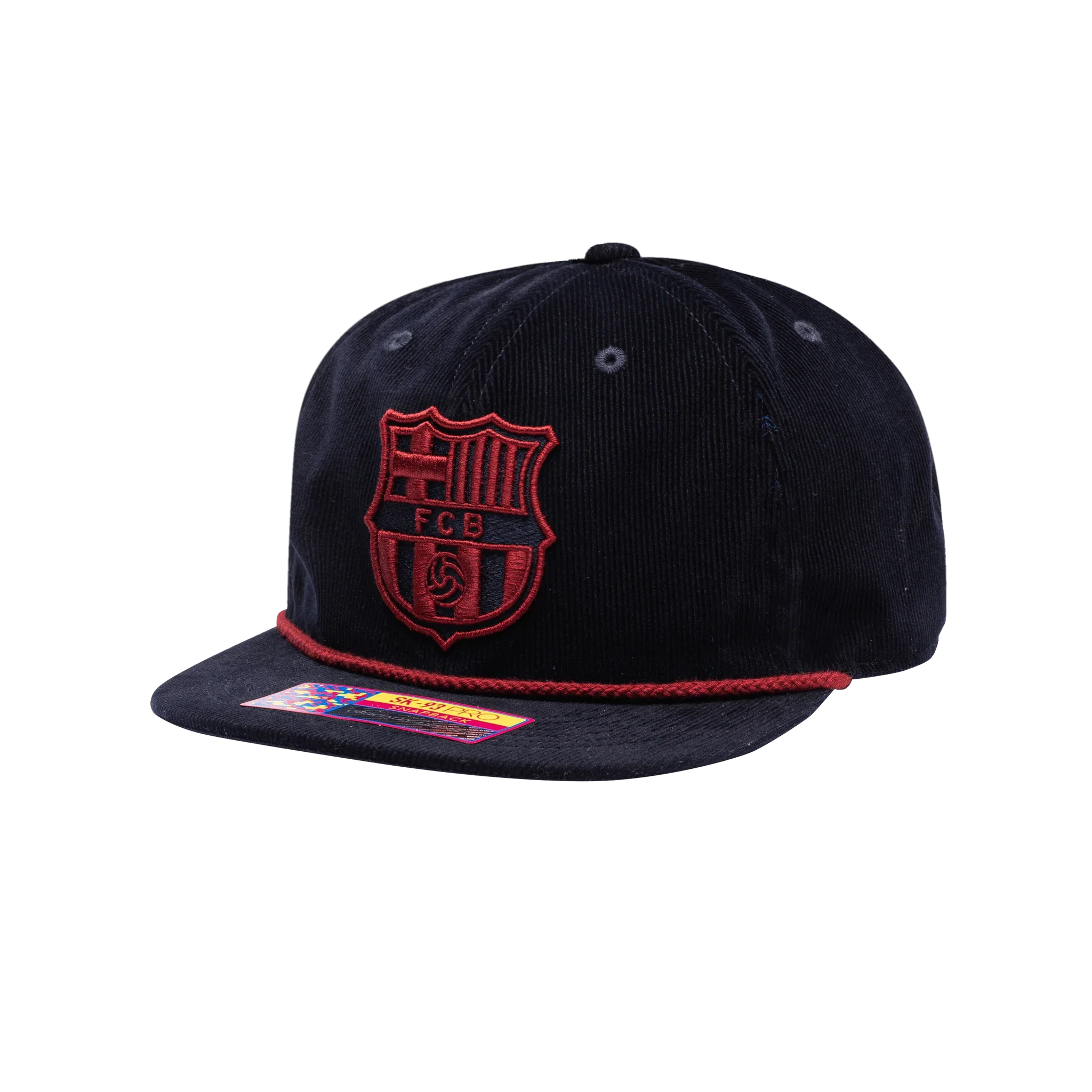 Fan Ink FC Barcelona Snow Beach Adjustable Hat Black