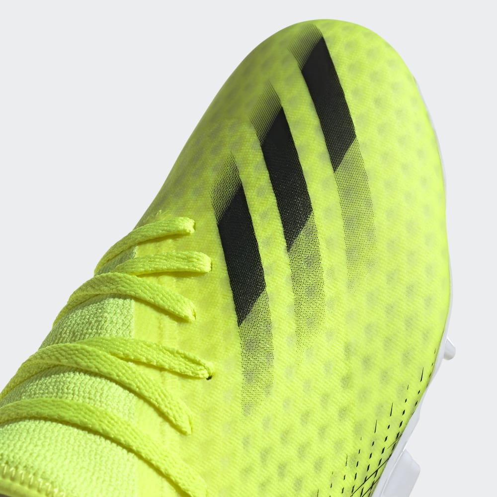 adidas X Ghosted 3 FG Firm Ground Football Boots Bright Yellow/Black/White