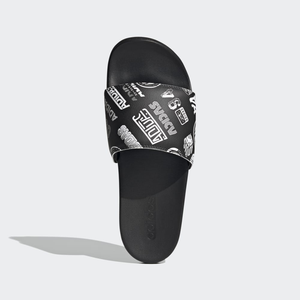 adidas Adilette Comfort Core Black/White