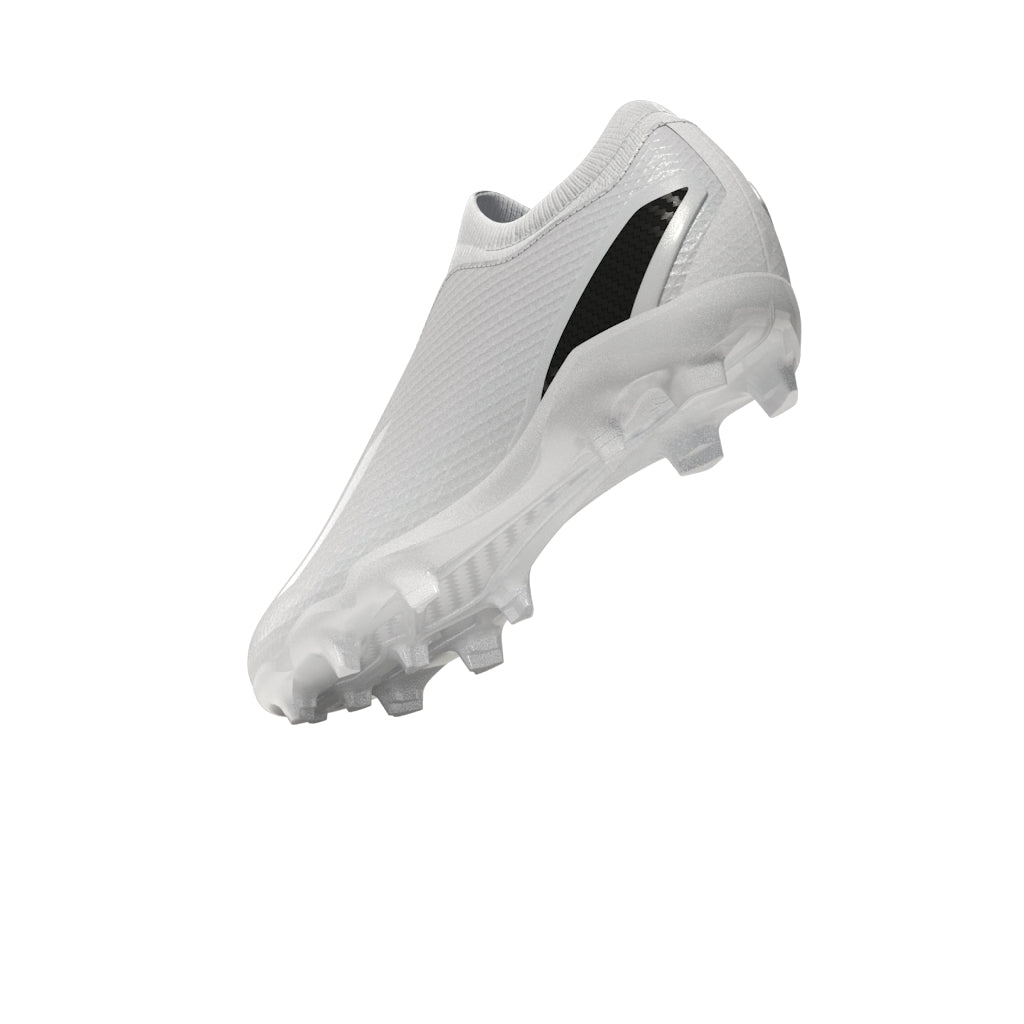 Adidas x Speedportal.3 Laceless FG Firm Ground Soccer Cleats White Black 10.5