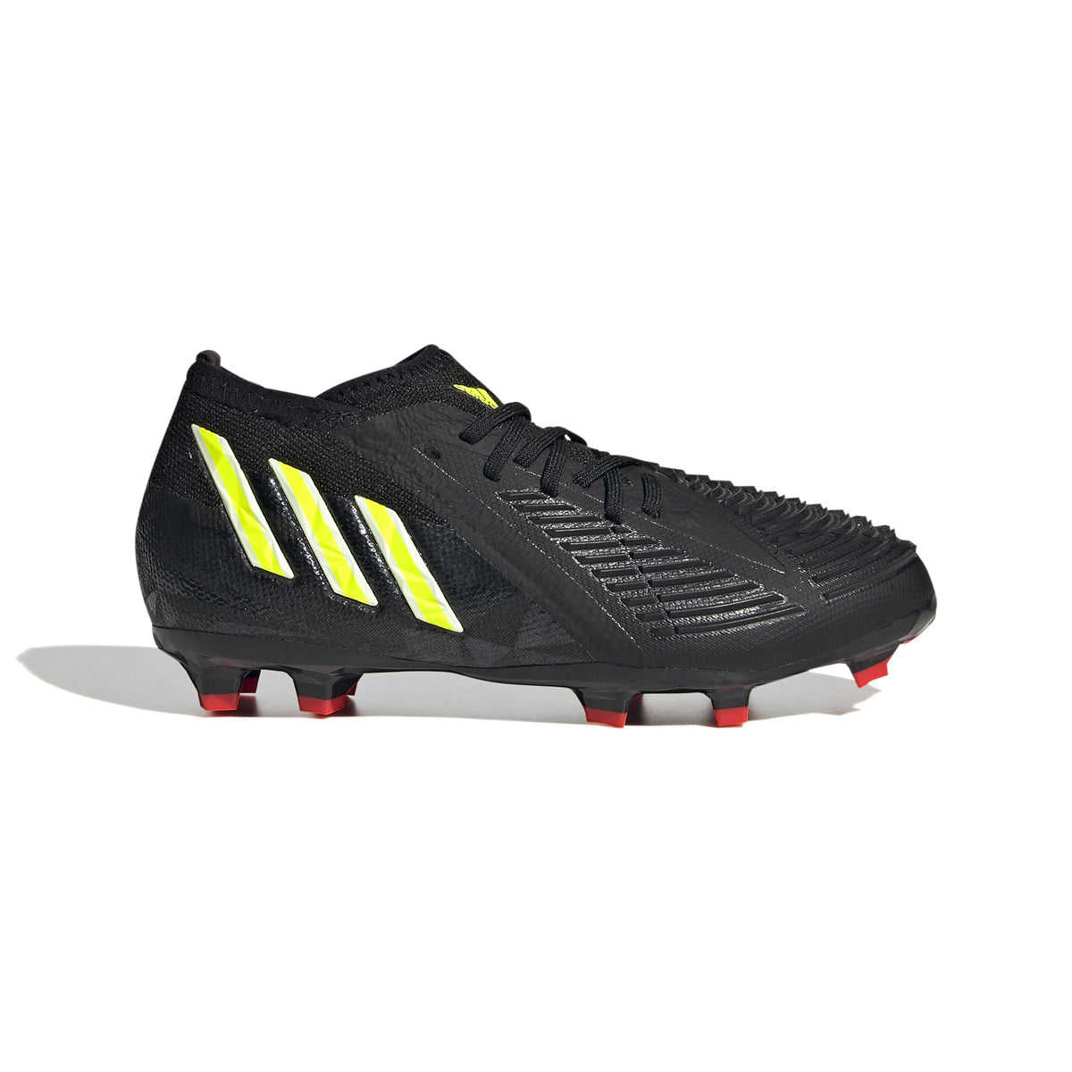 adidas Kids Predator Edge 1 FG J Soccer Cleats Black/Yellow