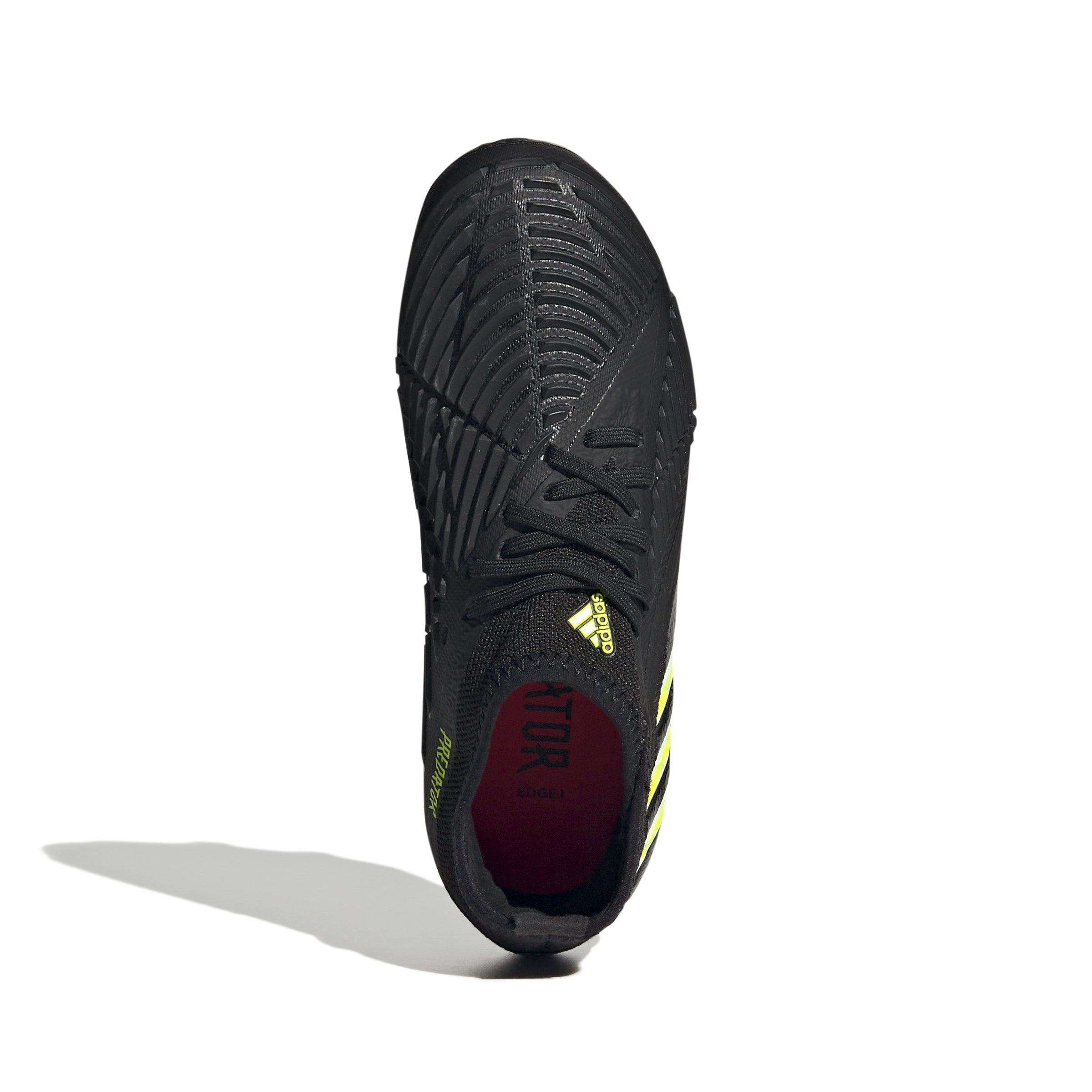 adidas Kids Predator Edge 1 FG J Soccer Cleats Black/Yellow