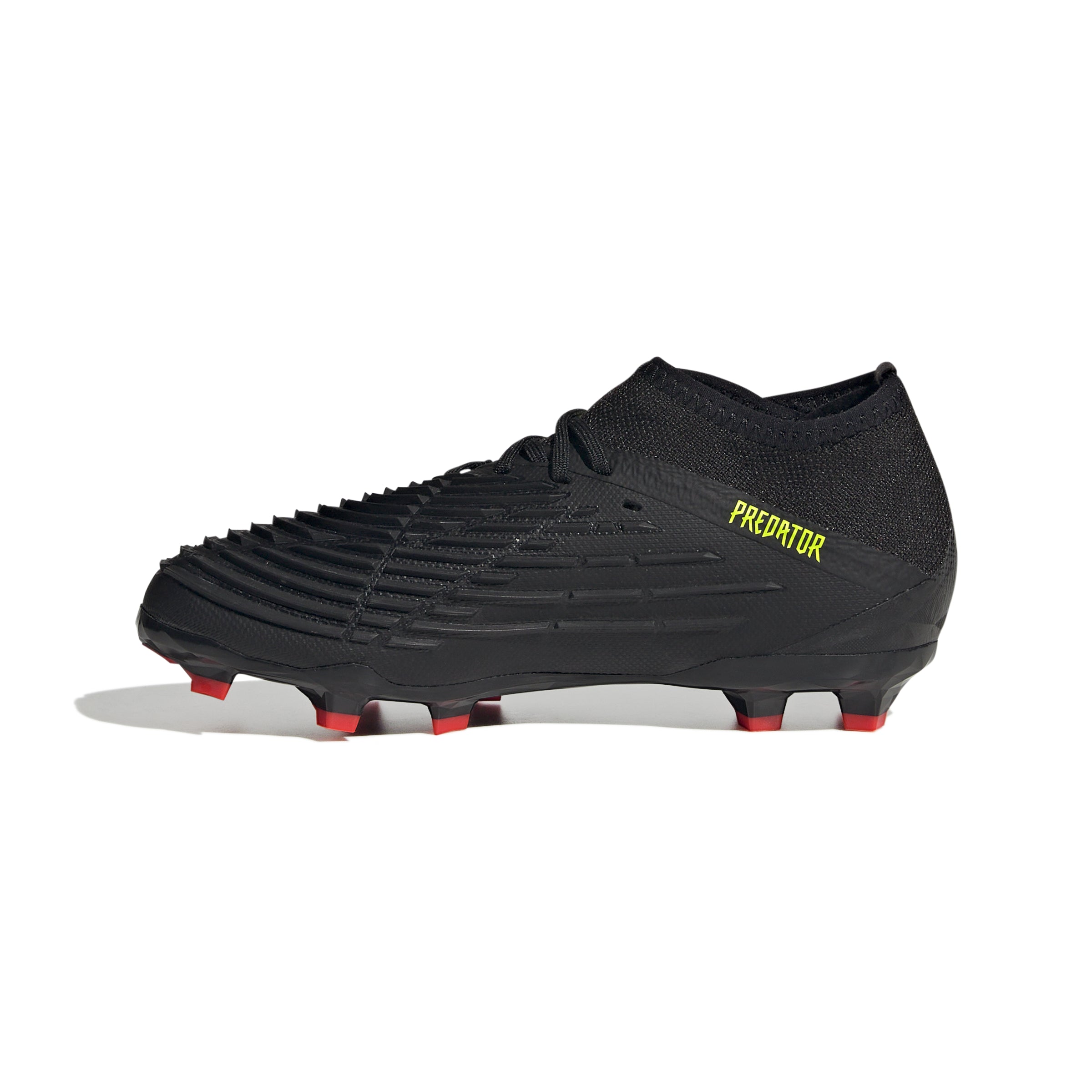 adidas Kids Predator Edge 1 FG J Soccer Cleats Black/Yellow