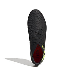 adidas Predator Edge.1 FG Firm Ground Boots Black/Solar Yellow/Solar Red