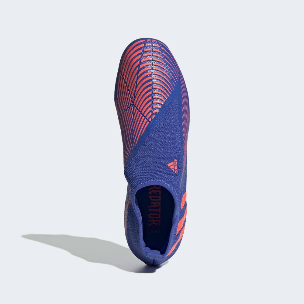 adidas Predator EDGE Laceless FG Firm Ground Football Boots Blue/Turbo