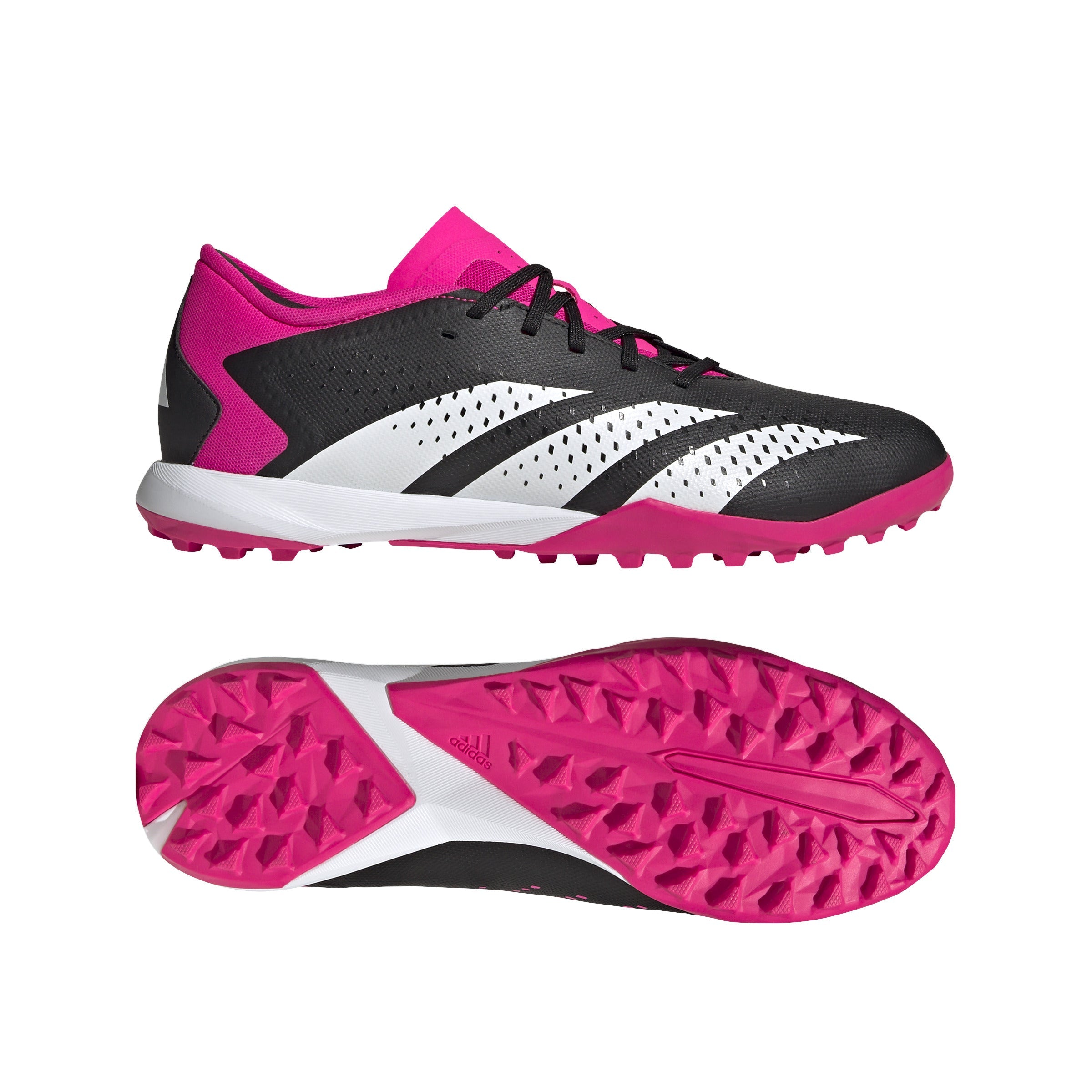 adidas Predator Accuracy.3 TF Turf Shoes Black/White/Pink