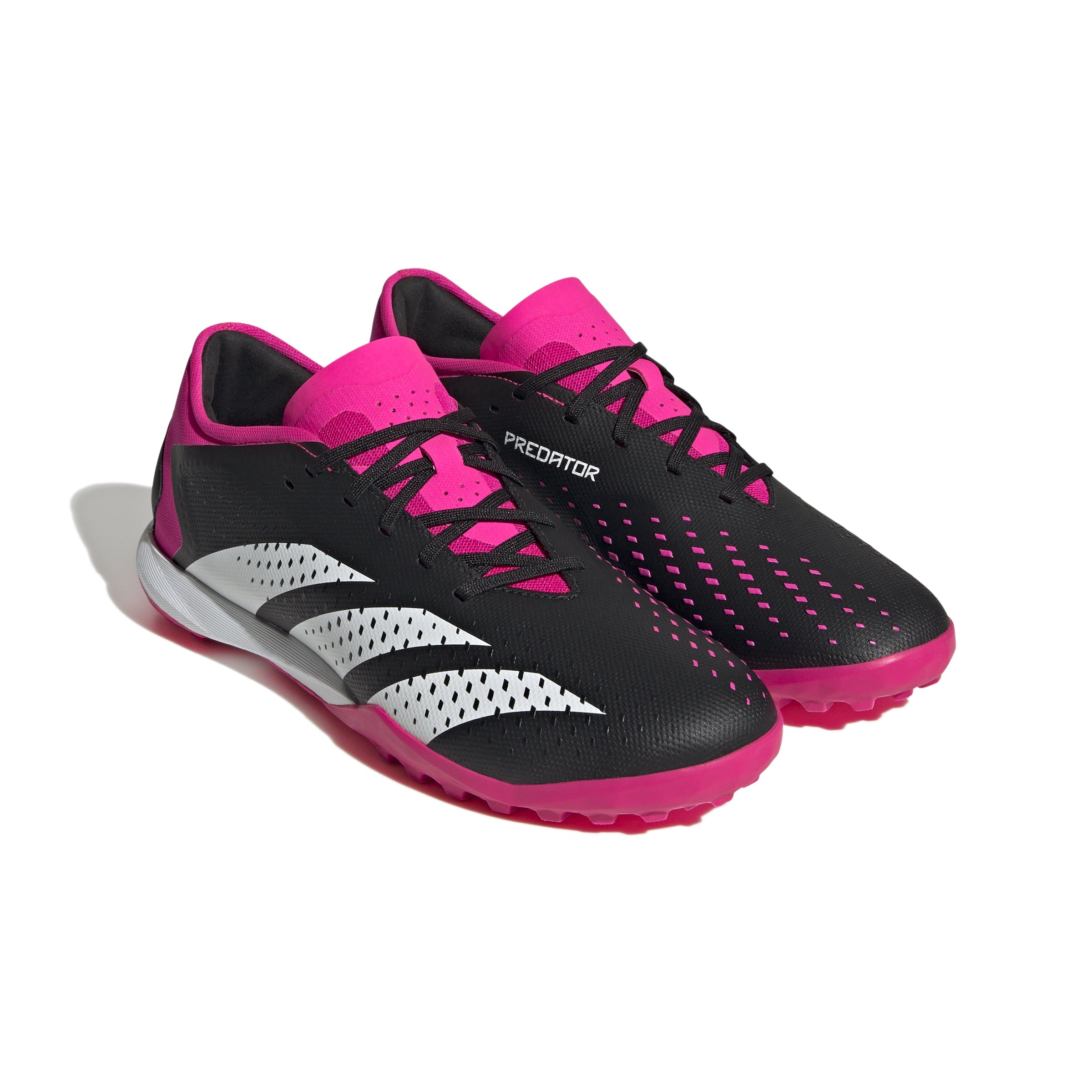 adidas Predator Accuracy.3 TF Turf Shoes Black/White/Pink