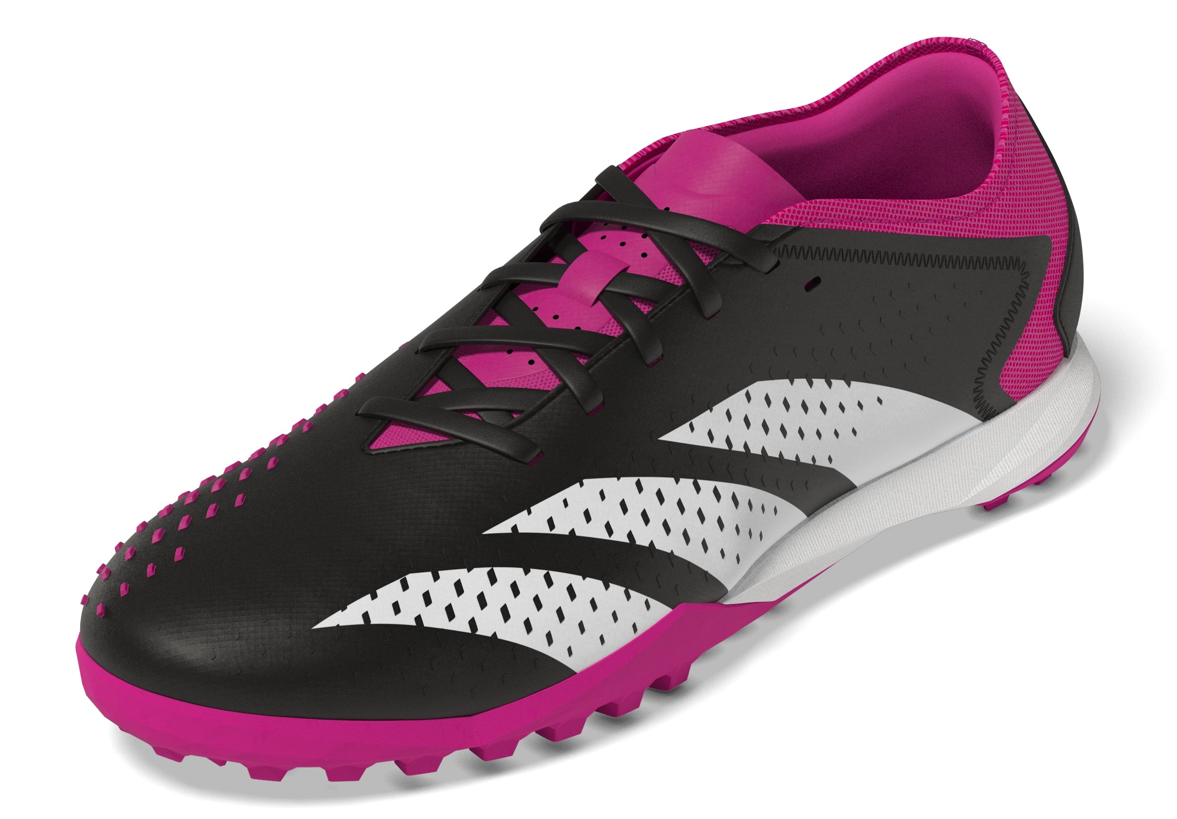 adidas Predator Accuracy.3 TF Turf Shoes Black/White/Pink