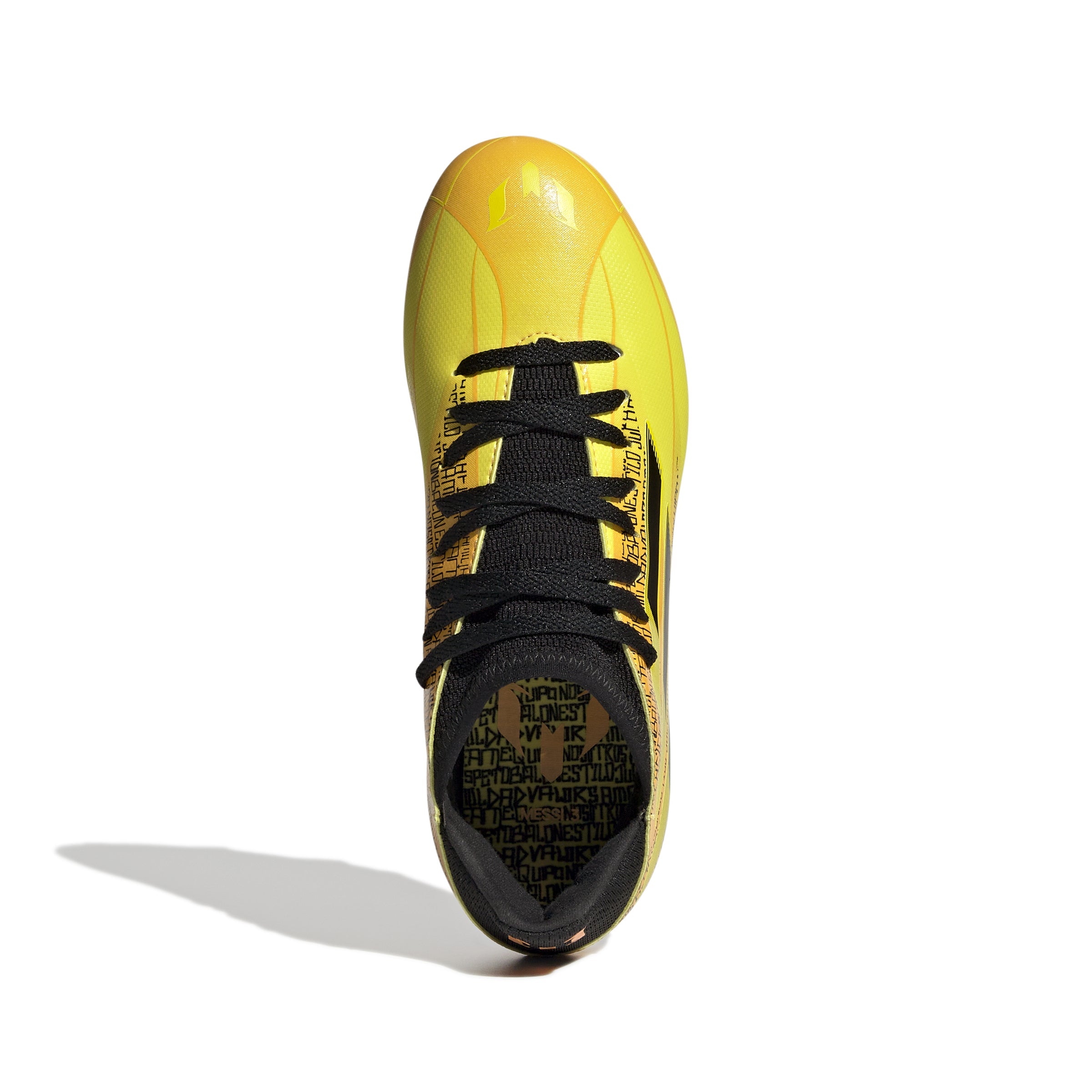 Junior gold messi football boots new arrivals