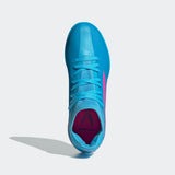adidas Kid's X Speed Flow.3 IN J Indoor Soccer Shoes Sky Rush