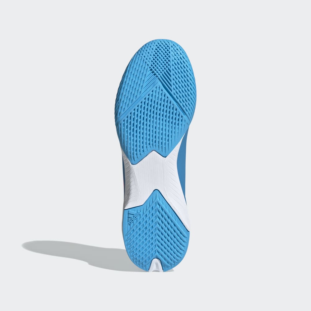 adidas Kid's X Speed Flow.3 IN J Indoor Soccer Shoes Sky Rush