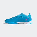 adidas Kid's X Speed Flow.3 IN J Indoor Soccer Shoes Sky Rush