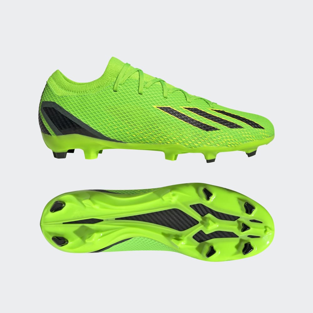 adidas X Speedportal 3 FG Firm Ground Football Boots Green/Black