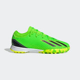 adidas Kid's X Speed Portal 3 TF J Turf Football Boots Green