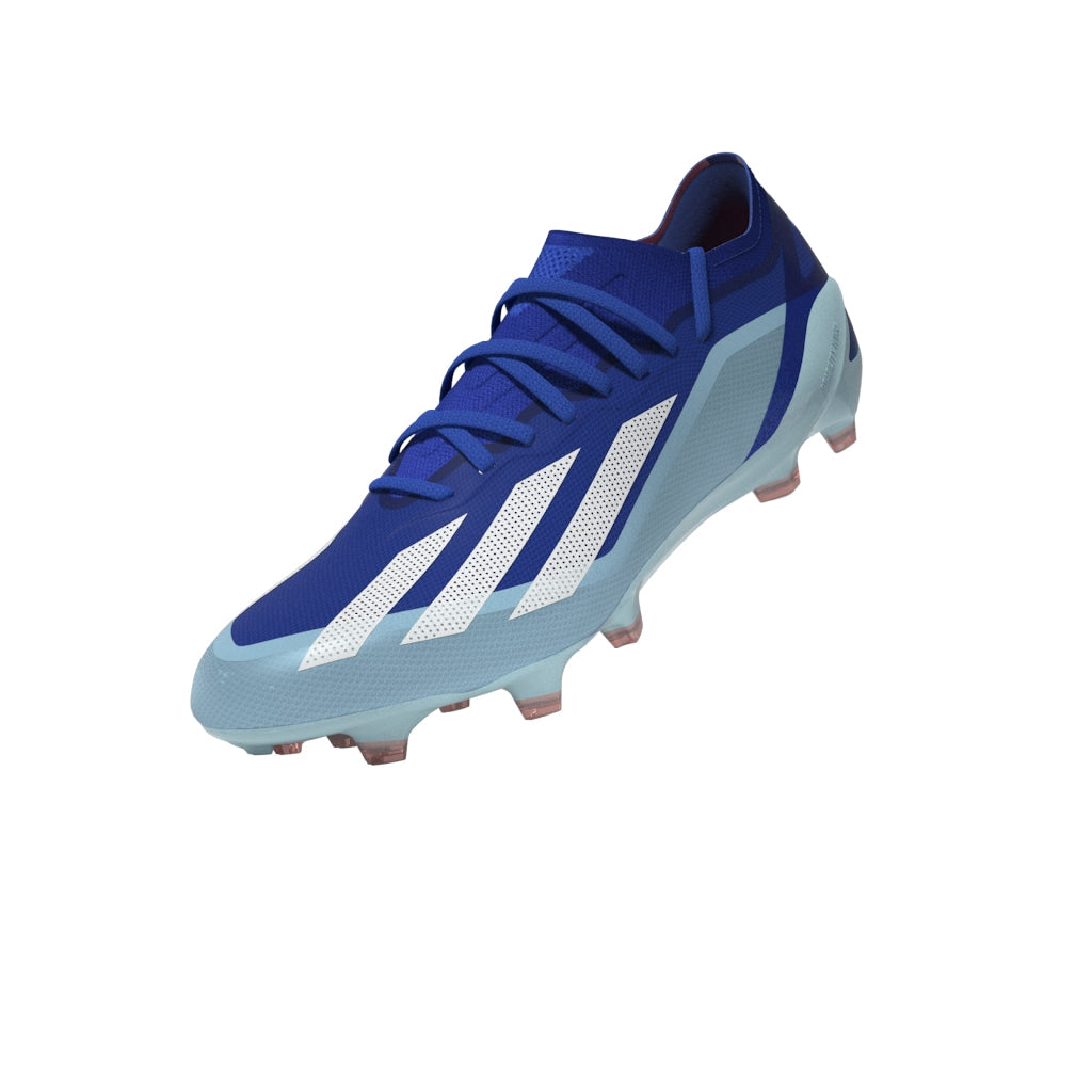 adidas X Crazyfast.1 FG - White/Core Black/Lucid Lemon